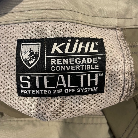 Kuhl Renegade Convertible Stealth Patented Zip Off System Pants in Khaki - 40x34 - Picture 6 of 8